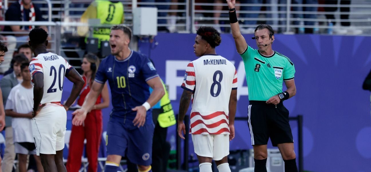 Balogun red-carded in USMNT clash with Bosnia