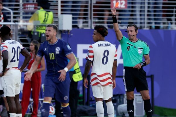 Balogun red-carded in USMNT clash with Bosnia