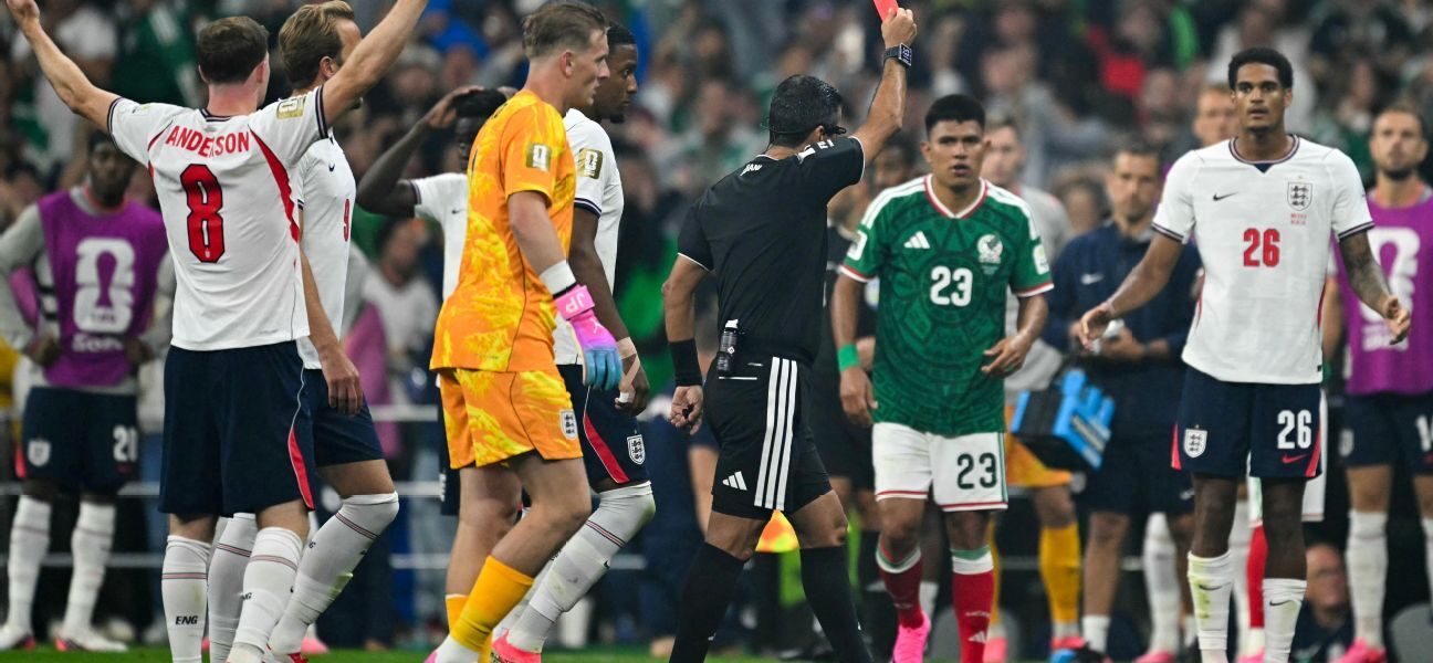 England’s Quansah gets 2-game ban for Ro16 red