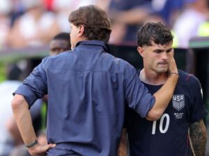 Pulisic forced off injured for USMNT vs. Belgium