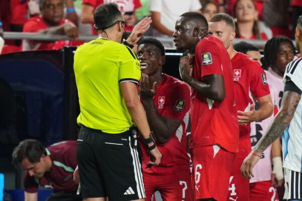 Copy of Embolo red-carded for diving after VAR review