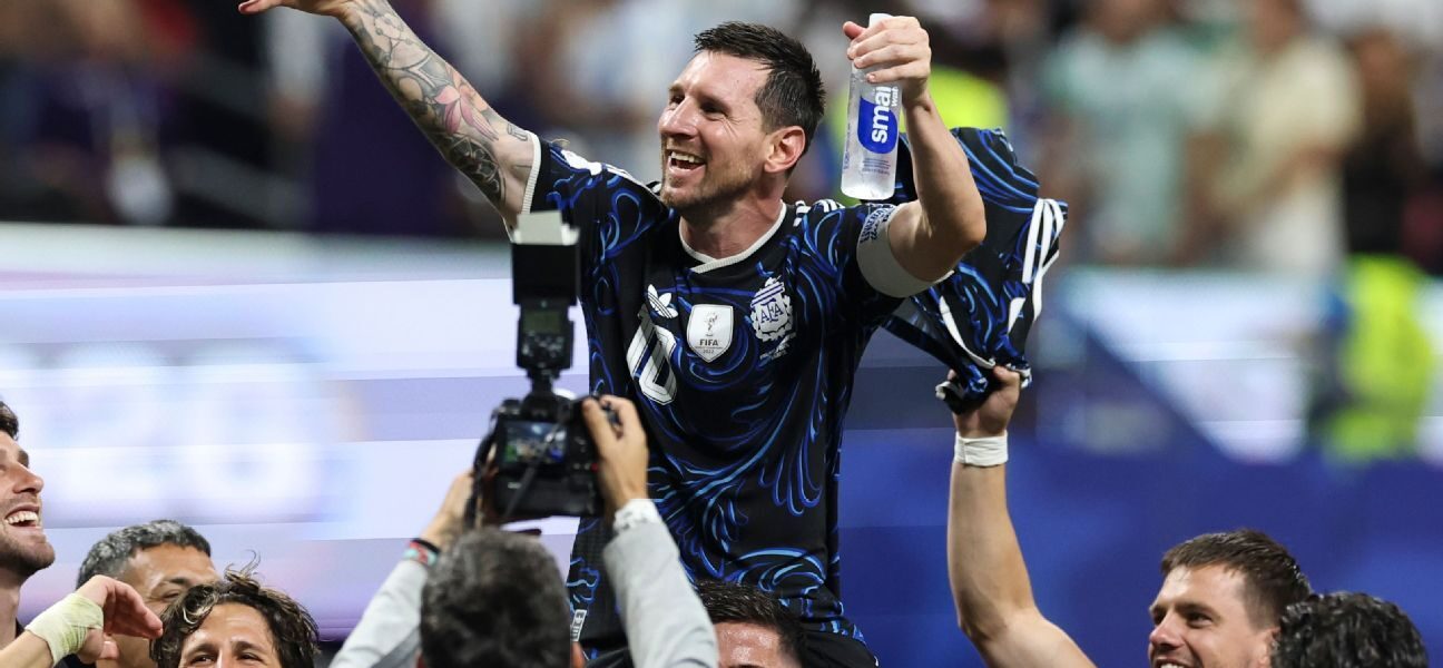 Messi, Argentina stun England late to reach final