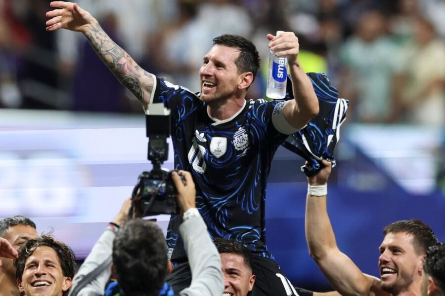 Messi, Argentina stun England late to reach final