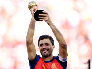 Rodri wins Golden Ball as Spain dominate awards