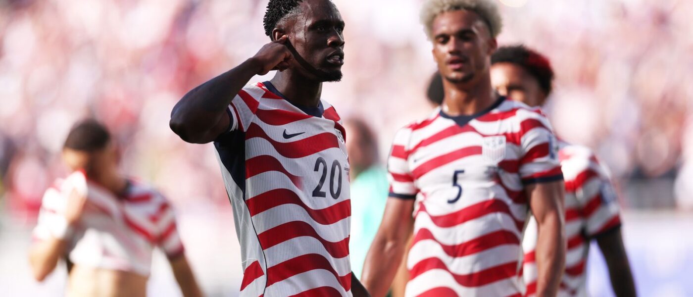 USA reach last 16 as Balogun scores but then sees red