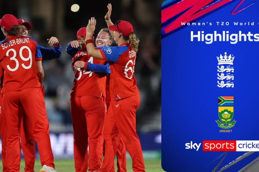 Highlights: England reach Women's T20 World Cup final with win over South Africa