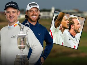 Golf ‘coming home’ too?! England’s stars face World Cup dilemma at The Open