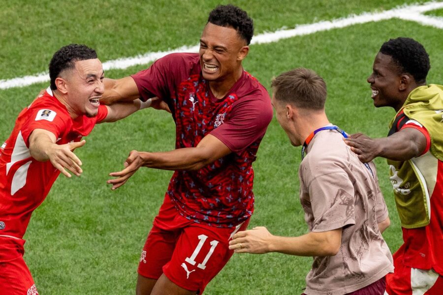 Switzerland break Colombian hearts with first shoot-out success
