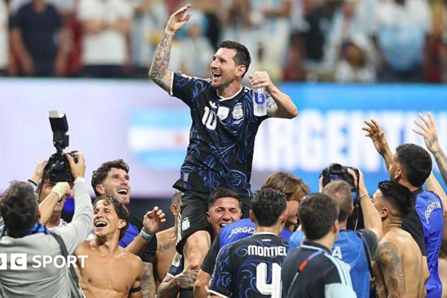 Argentina mark World Cup win over England with 'National Football Teams Day'