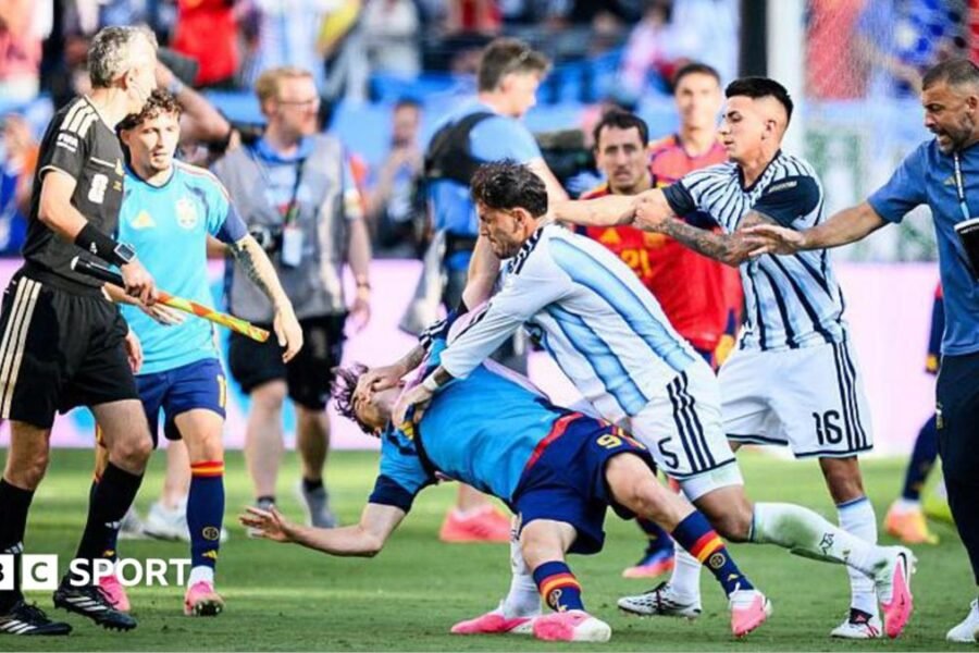 Argentina's Paredes banned for 10 games after World Cup clashes