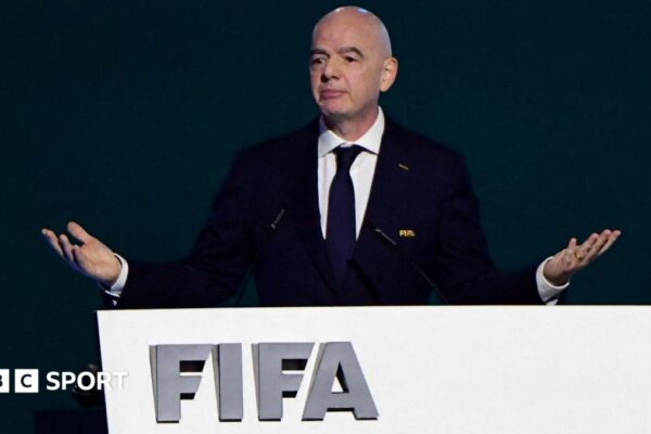 FA set to withdraw support for Fifa president Infantino
