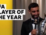 ‘I’m very proud of this’ – Fernandes wins PFA player of the year