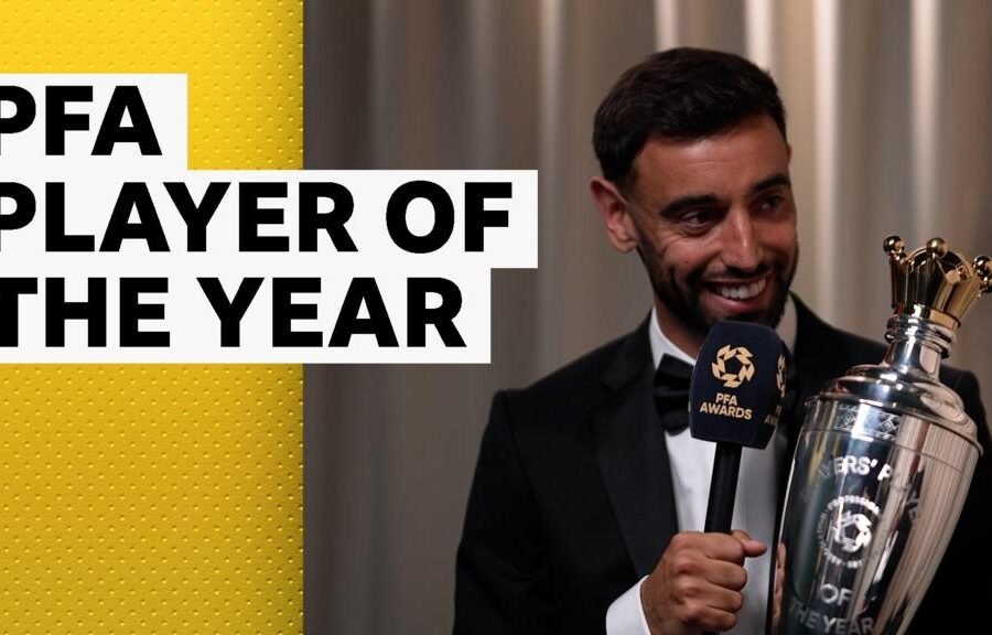 'I'm very proud of this' - Fernandes wins PFA player of the year