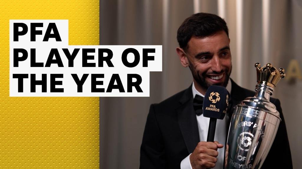‘I’m very proud of this’ – Fernandes wins PFA player of the year