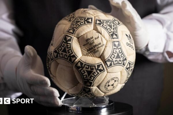 Maradona’s ‘Hand of God’ ball sells for £2.5m