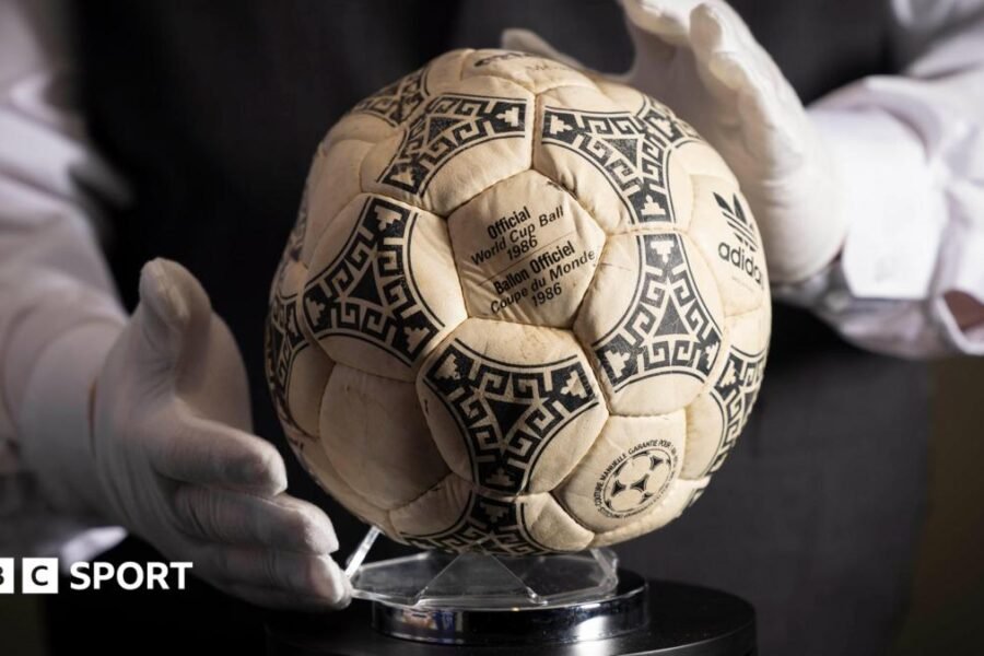 Maradona's 'Hand of God' ball sells for £2.5m