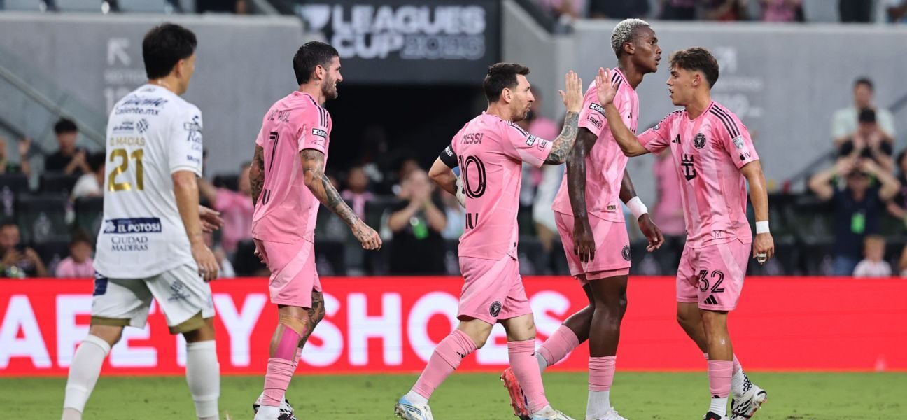 Messi goals help Miami start Leagues Cup in rout