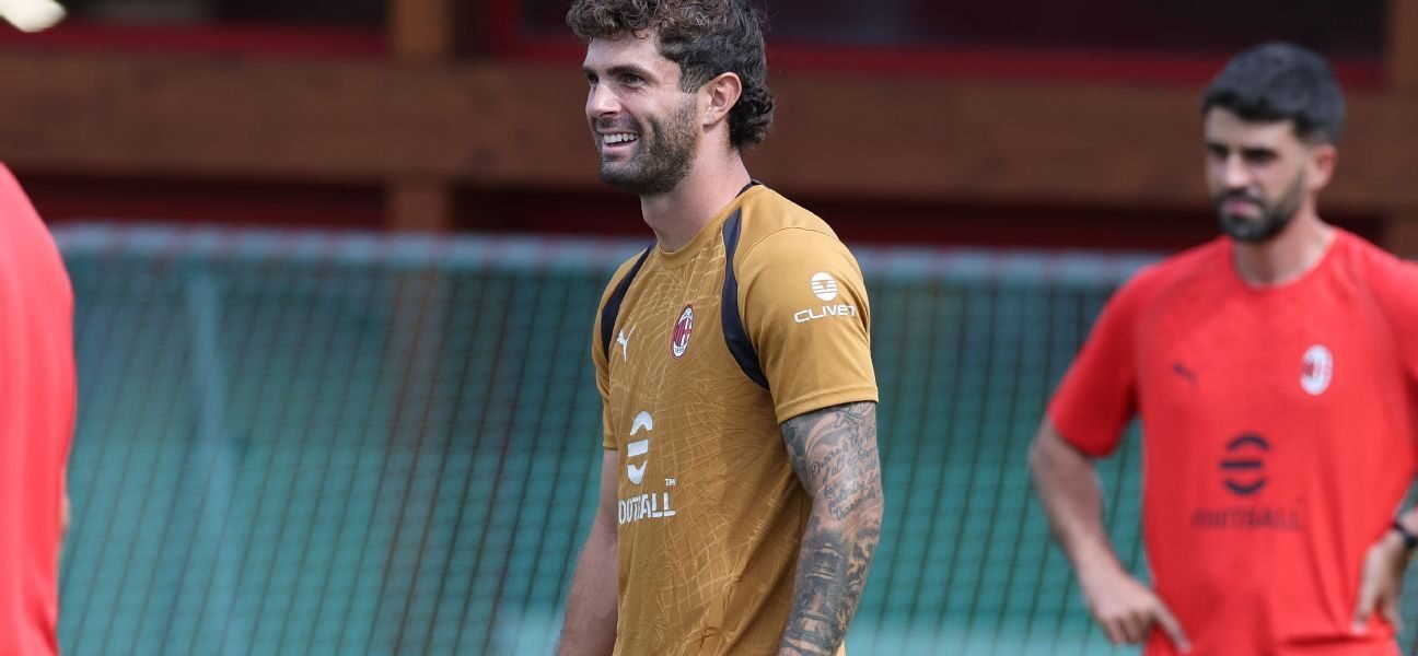 Pulisic returns to Milan training after WC injury