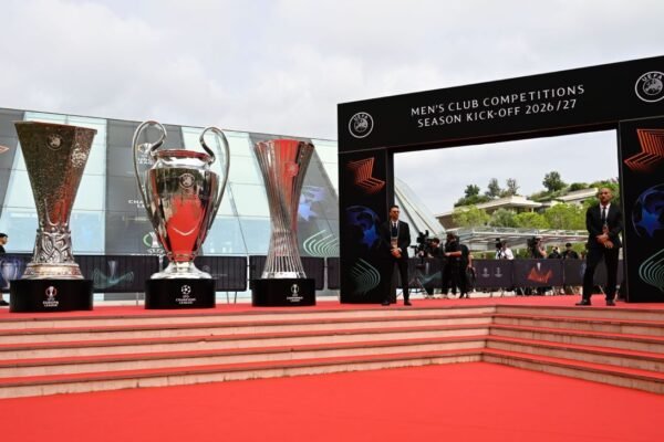UEFA flexes its muscles at Champions League draw in battle with FIFA, Infantino