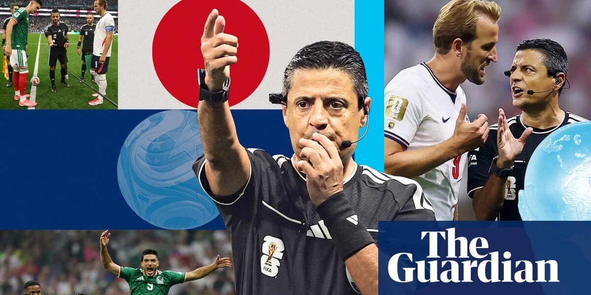 ‘The noise was unbelievable’: the referee’s view of Mexico v England at the World Cup