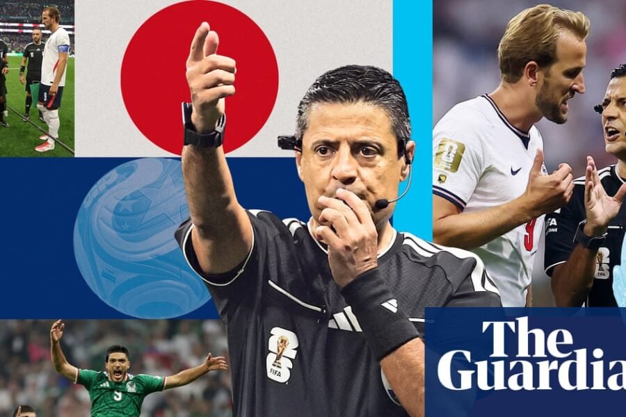 ‘The noise was unbelievable’: the referee’s view of Mexico v England at the World Cup