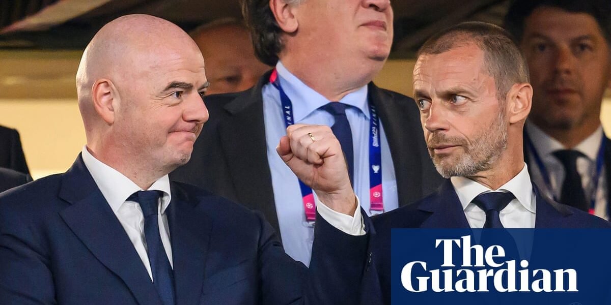 ‘The emperor is naked’: Uefa president Ceferin takes new swipe at Infantino
