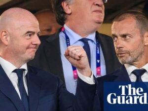 ‘The emperor is naked’: Uefa president Ceferin takes new swipe at Infantino