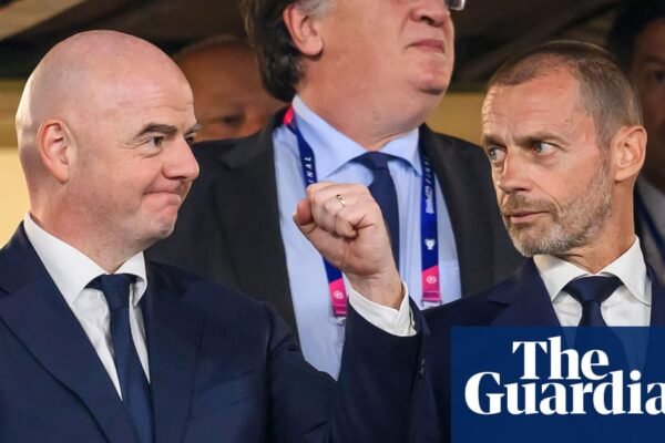 ‘The emperor is naked’: Uefa president Ceferin takes new swipe at Infantino