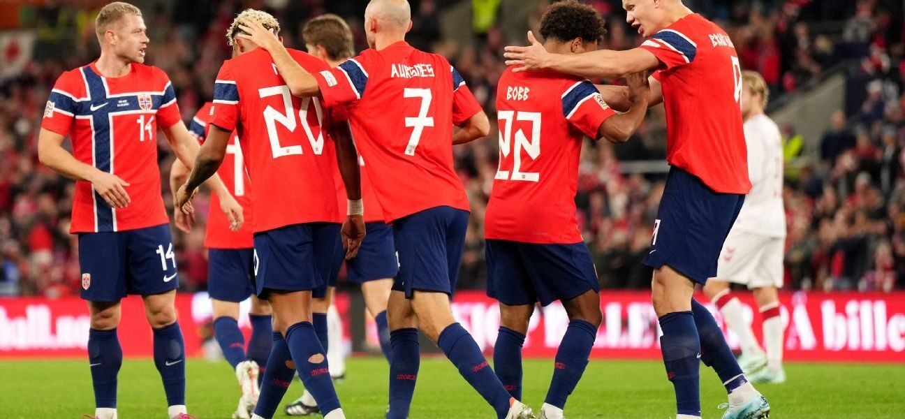 Haaland continues prolific World Cup form in Norway win over Denmark