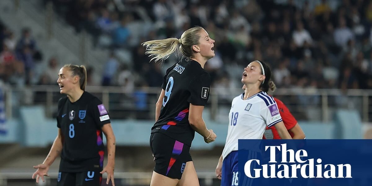 Lionesses take control of World Cup playoff tie but unfancied Greece still in fight