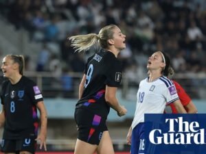 Lionesses take control of World Cup playoff tie but unfancied Greece still in fight