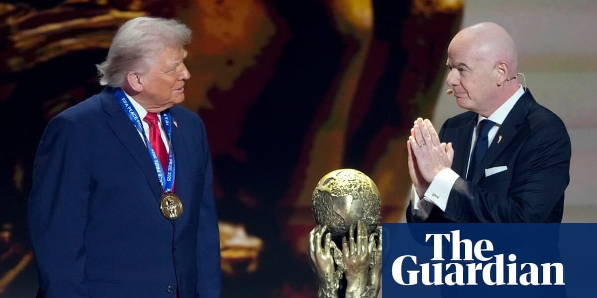 Infantino told by top Fifa figures to scrap or depoliticise peace prize after Trump furore