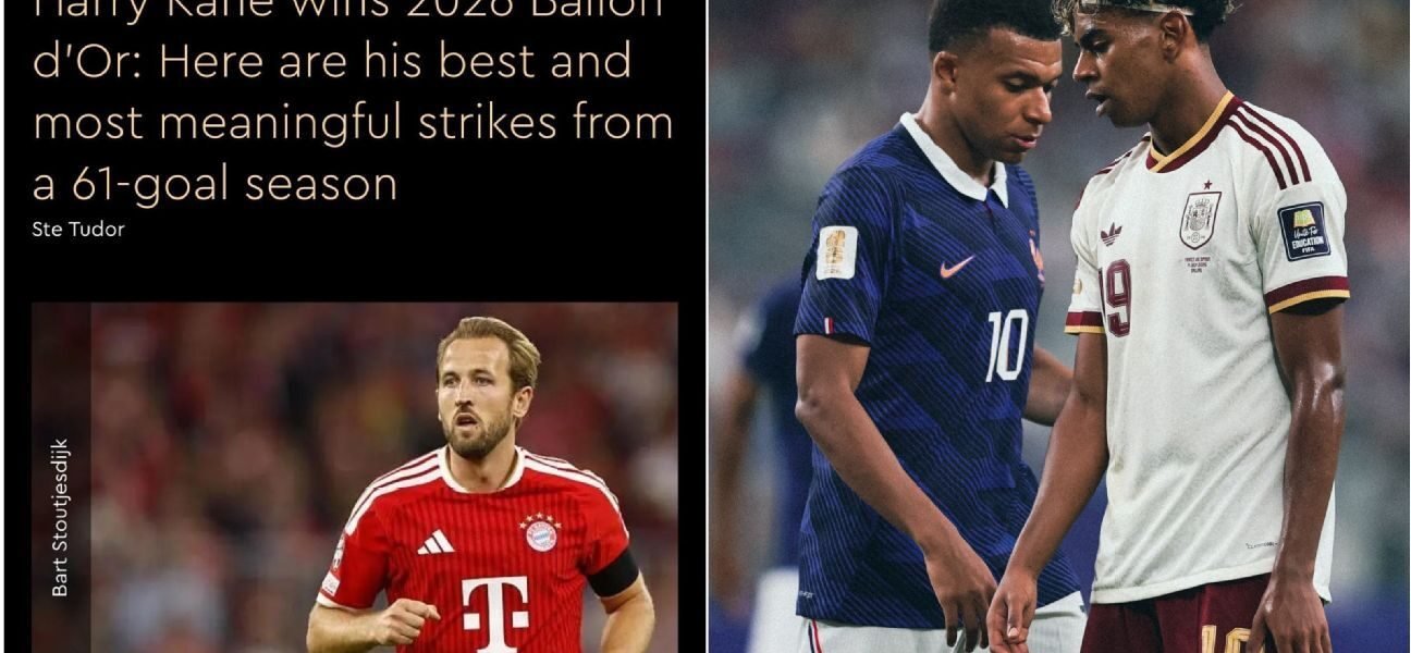 Ballon d’Or blunder! Site ‘leaks’ Kane, Yamal and Mbappé as winners