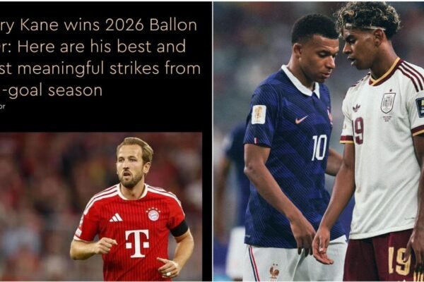 Ballon d’Or blunder! Site ‘leaks’ Kane, Yamal and Mbappé as winners