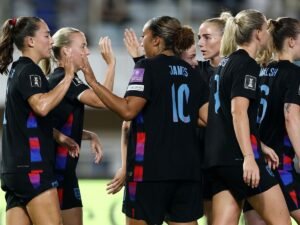 England take control of World Cup play-off with win in Greece