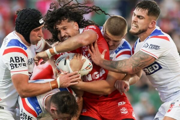 Rugby League World Cup LIVE! England in trouble against Tonga
